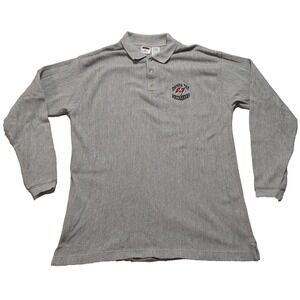 VTG 1999 TAMPA BAY BUCCANEERS x Men XL Iron Knights Gray Long Sleeve Polo Shirt‎